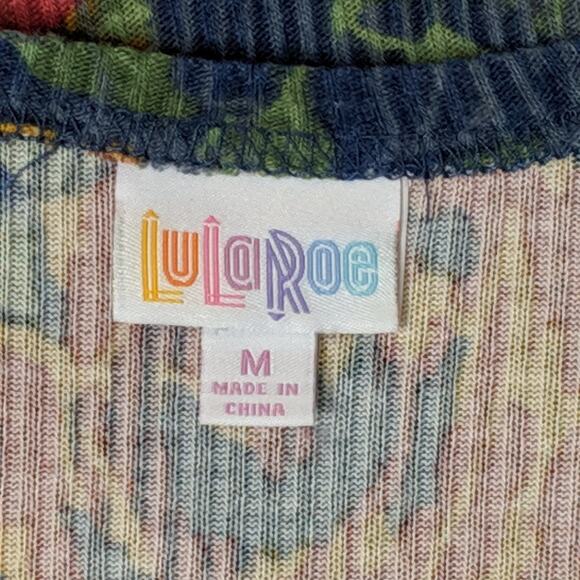 LuLaRoe Floral Joy Vest - Size M - GUC - Picture 5 of 7